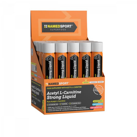 Named Sport Supplement Acetyl L-Carnitine Strong Liquid , 20 vials x 25 ml