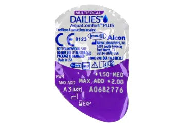 Dailies Aquacomfort Plus Daily Multifocal Lenses , 30 units