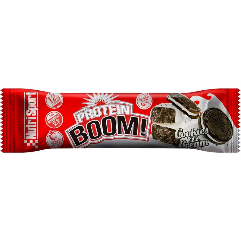 Nutrisport Protein Boom Cookies-Cream Box , 24 bars