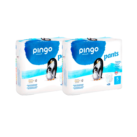 Pingo Pack 2X Eco Nappy Panties Size 5, 28 Pcs.