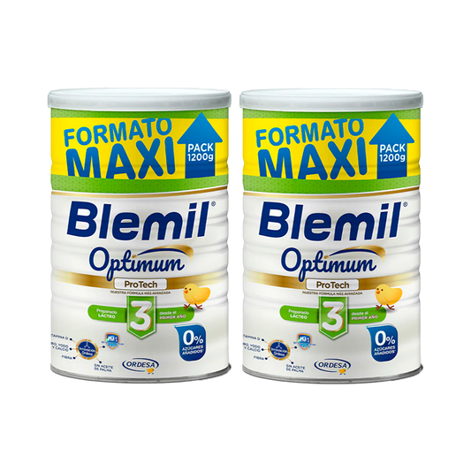 Blemil Pack Optimum 3 Protech 0% Sugars, 1200 g x 2