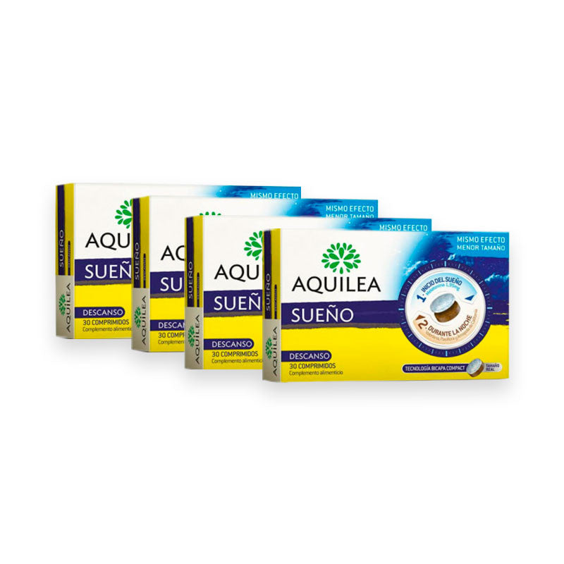 Aquilea Sueño Descanso Pack 4 x 30 comprimidos (7% Dto.)