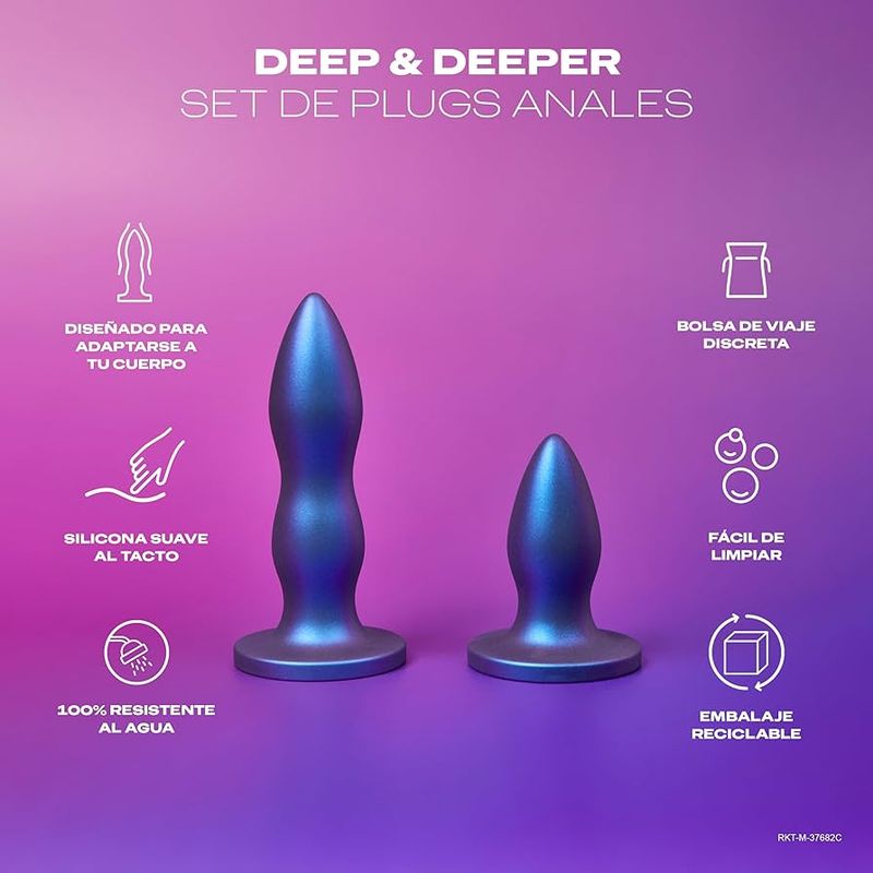 Durex Anal Plugs, Deep & Deeper Set