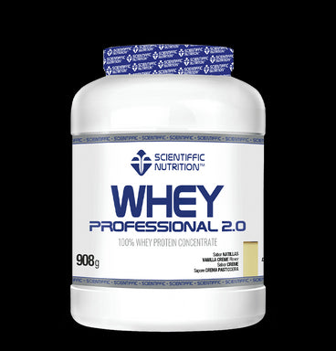 Scientiffic Nutrition Whey Professional 2.0 Custard-Vanilla, 908g