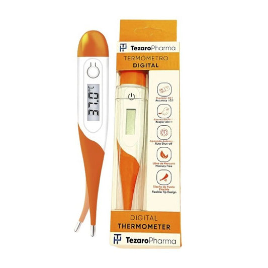 Surgicalmed Tezaro Pharma Flexible Tip Digital Thermometer Tezaro Pharma, 1 piece