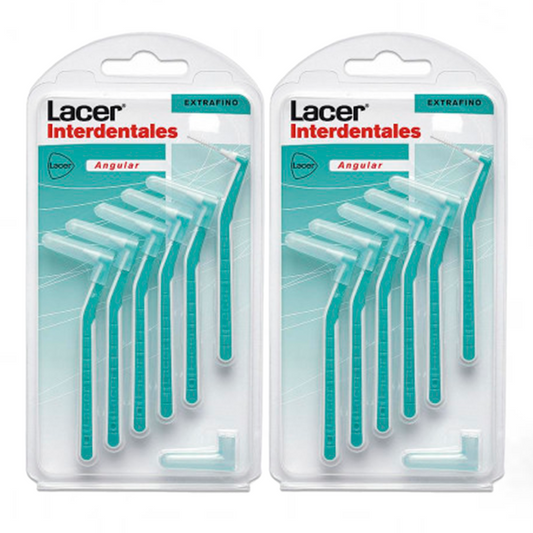 Lacer Duplo Extrafine Angled Interdental Brush 2 x 6 units