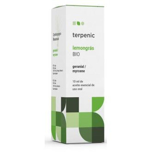 Terpenic Lemongras Aceite Esencial Alimentario Bio 10Ml.