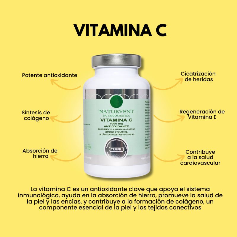 Naturvent Vitamins Vitamin C 120 capsules