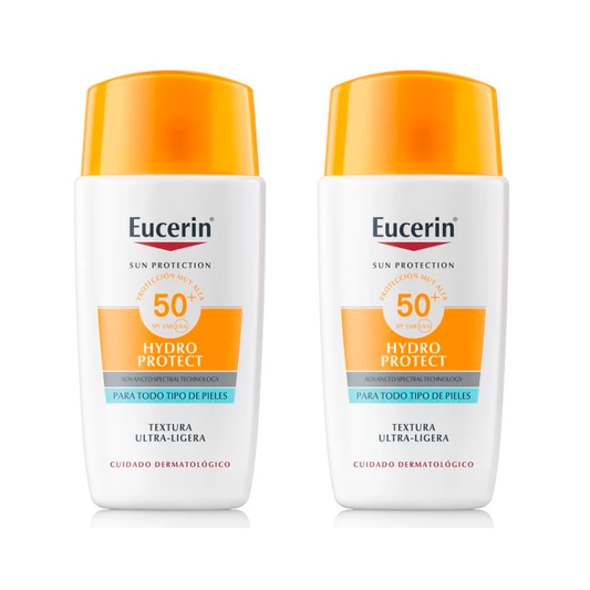 Eucerin Duplo Sun Face Hydro Protect Fluid Spf50+, 2 x 50 Ml