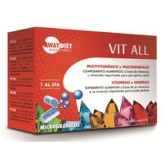 Waydiet Natural Products Vit All Multivit Y Multimin 30Caps. Microgranulos