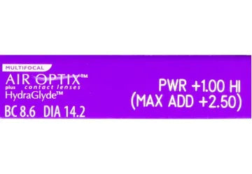 Air Optix Plus Hydraglyde Monthly Multifocal Lenses , 3 units