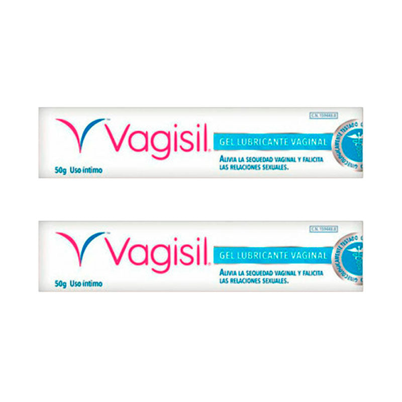 Pack 2 Vagisil Vaginal Lubricant Gel, 50gr