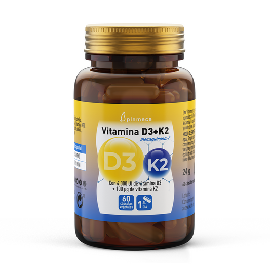 Plameca Vitamin D3 + K2, 60 capsules