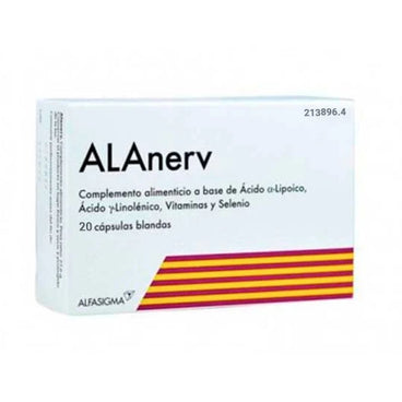 Alanerv Food Supplement , 20 soft capsules
