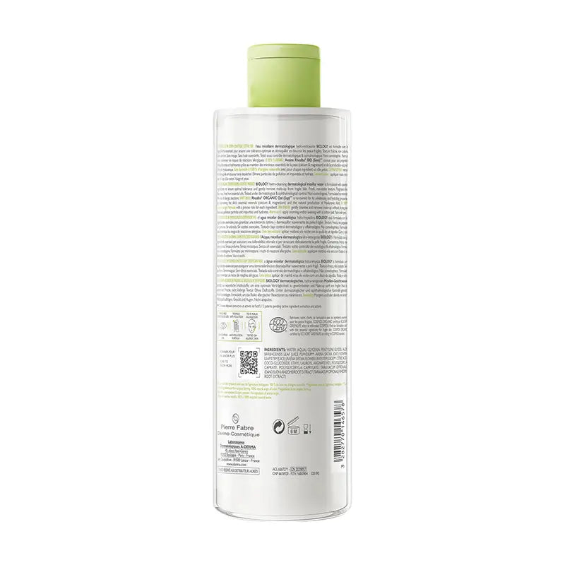 A-Derma Biology Agua Micelar Dermatológica 400 ml