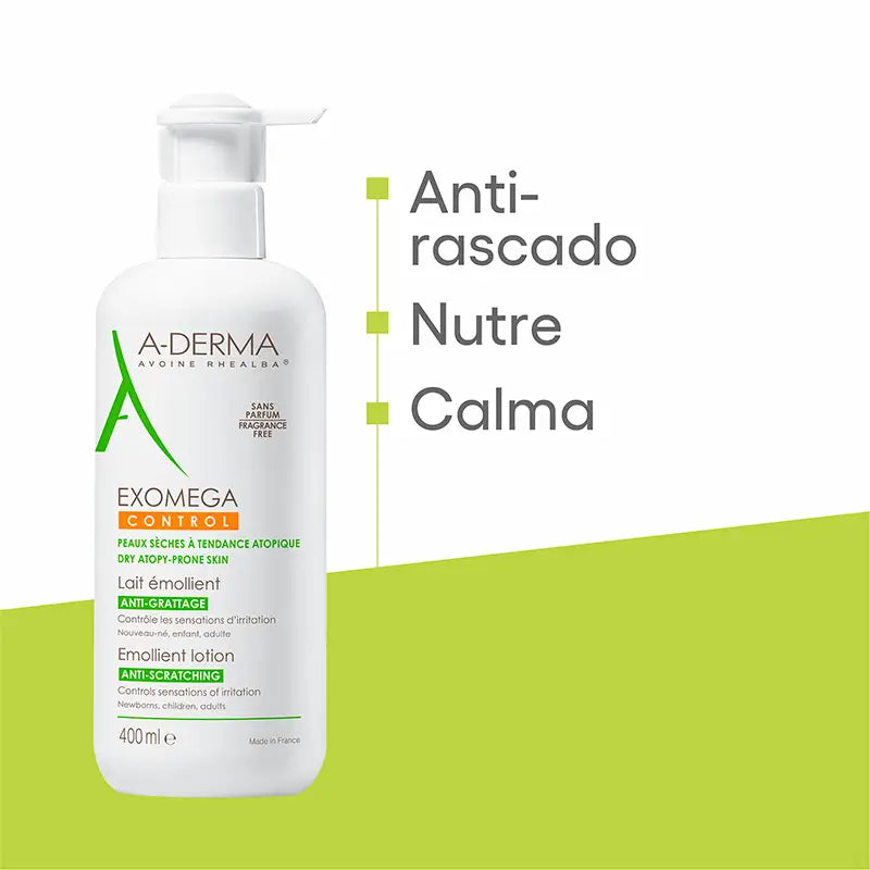 Aderma Exomega Control Leche Corporal Emoliente 400 ml