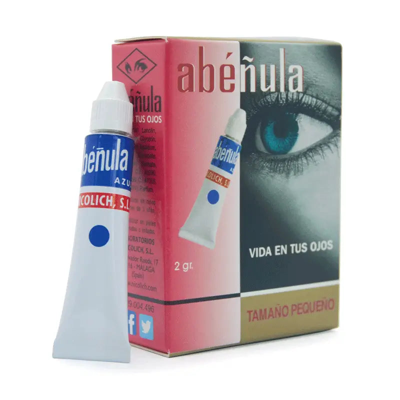 Abéñula Maquillaje Para Ojos Pequeño Color Azul, 2 gr