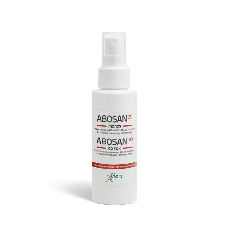 Aboca Abosan 70 Hands Hand Hygiene Quick & Practical, Natural Hydroalcoholic Hand Gel With Eucalyptol And Essential Oils, 100 ml