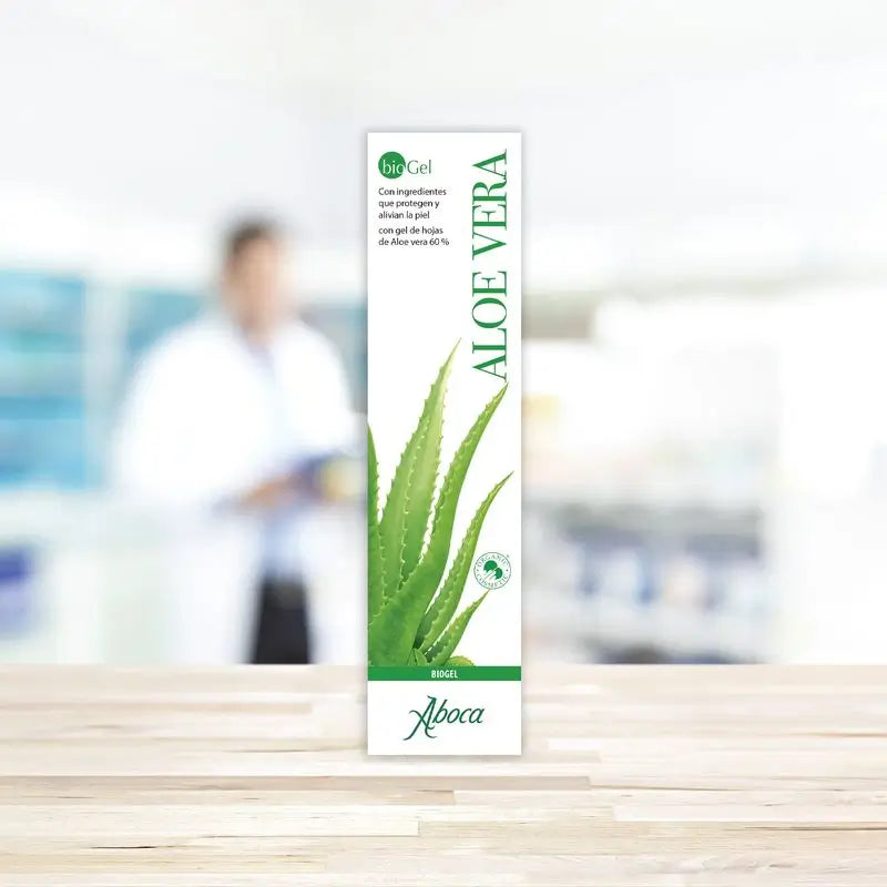 Aboca Aloe Vera Biogel All Skin Types, Restorative, Soothing and Protective Action, Organic Cosmetic, 100 ml