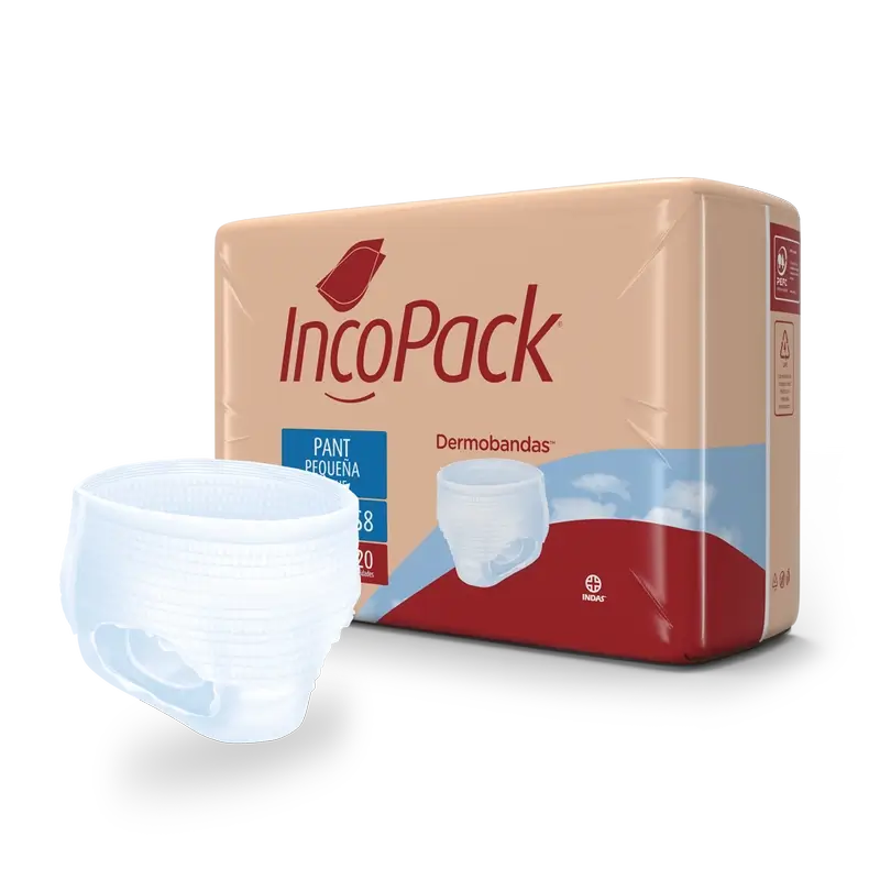 Incopack Absorbent Night Pant Pant Small Size , 80 units