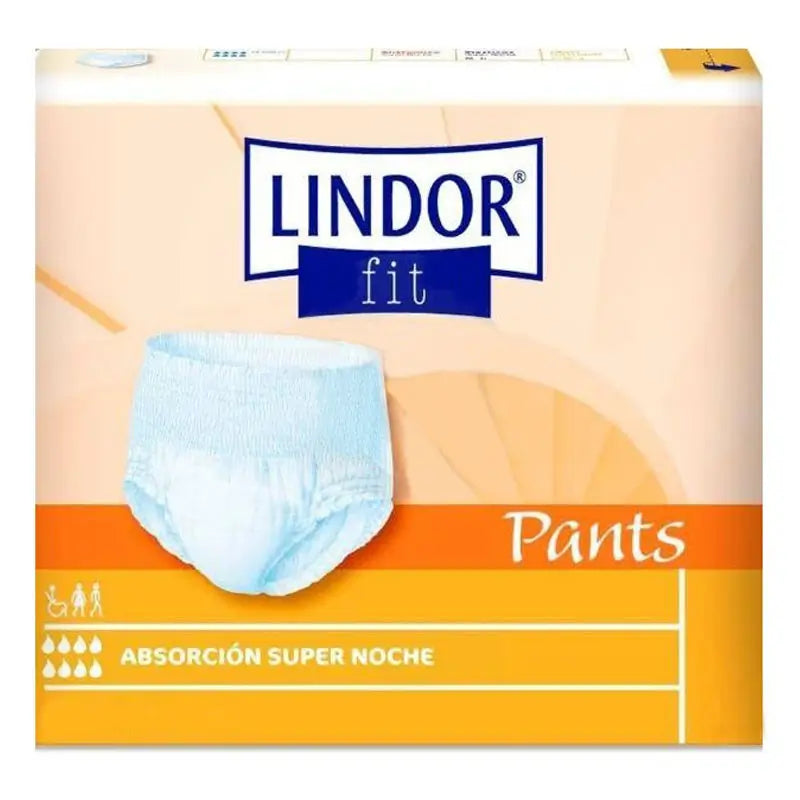 Lindor Pañales Fit Pants Super Noche Talla M, 80 unidades