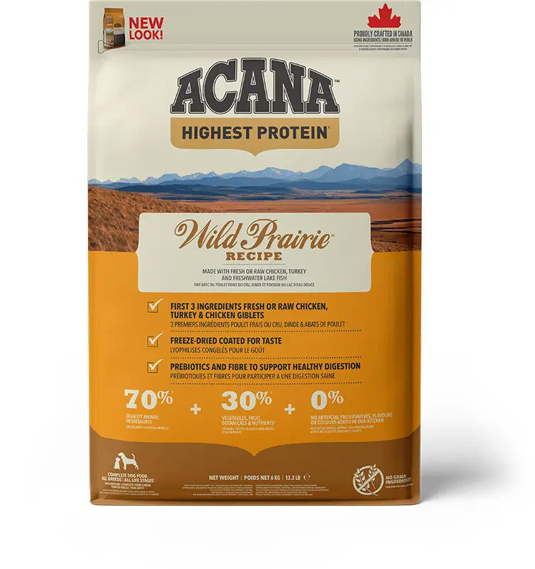 Acana Canine Adult Regionals Wild Prairie 6Kg pienso para perros