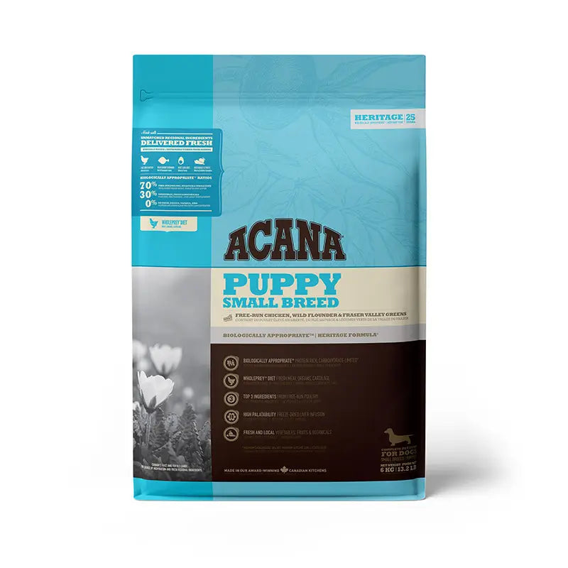 Acana Canine Puppy Heritage Razas Pequeñas 6Kg  pienso para perros