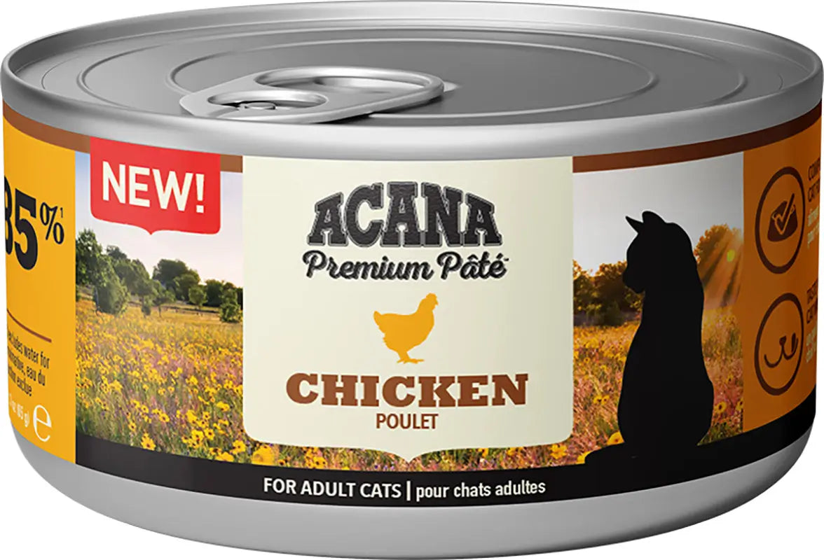 Acana Feline Premium Pate Pollo 24X85Grs comida húmeda para gatos