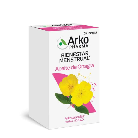 Arkocápsulas Aceite de Onagra Bio 50 Cápsulas Arkopharma