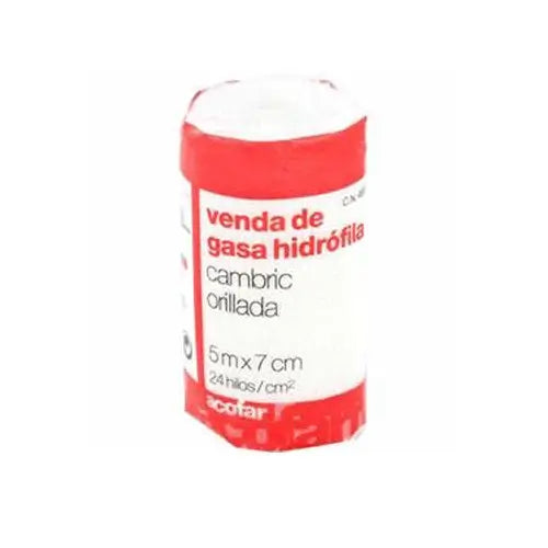 Acofar Venda de Gasa Hidrofila 5M x 7Cm