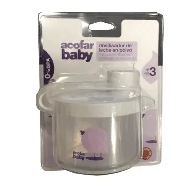 Acofar Baby Dosificador Leche En Polvo 3 Compartimentos