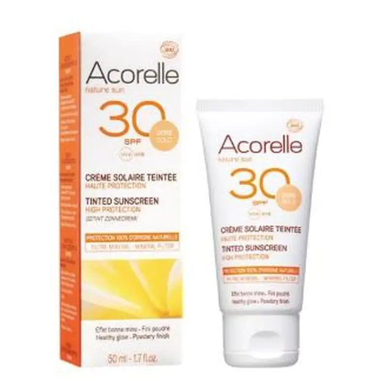 Acorelle Crema Facial Color Gold Spf30 50Ml.