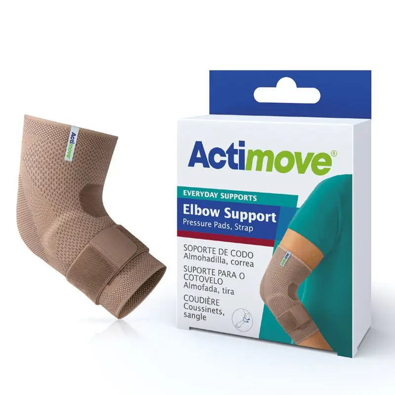 Actimove Codera Elástica Con Almohadilla Y Banda, Color Beige, Talla M