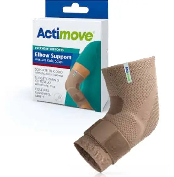 Actimove Codera Elástica Con Almohadilla Y Banda, Color Beige, Talla Xl