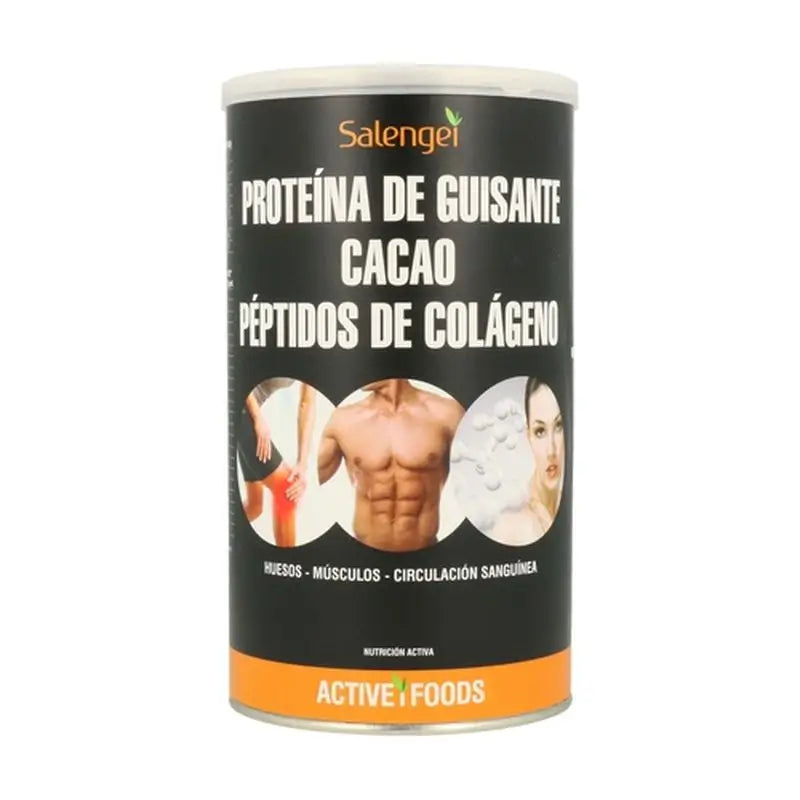 Active Foods Pea Protein With Collagen And Cocoa 500Gr.