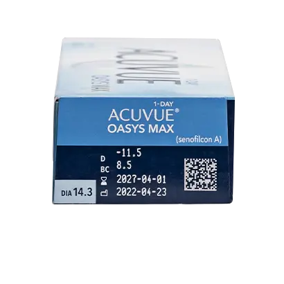 Acuvue 1 Day Oasys Max Daily Lenses , 30 units