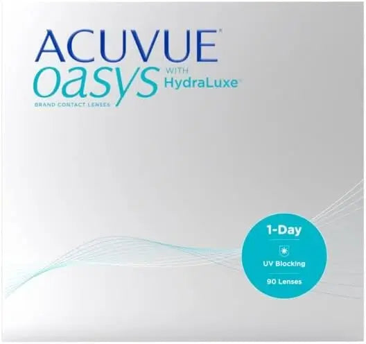 Acuvue Oasys 1-Day Hydraluxe Technology Daily Spherical Lenses , 90 units