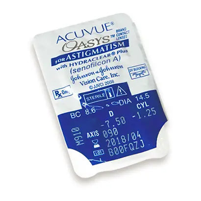 Acuvue Oasys Monthly Toric Lenses , 6 units