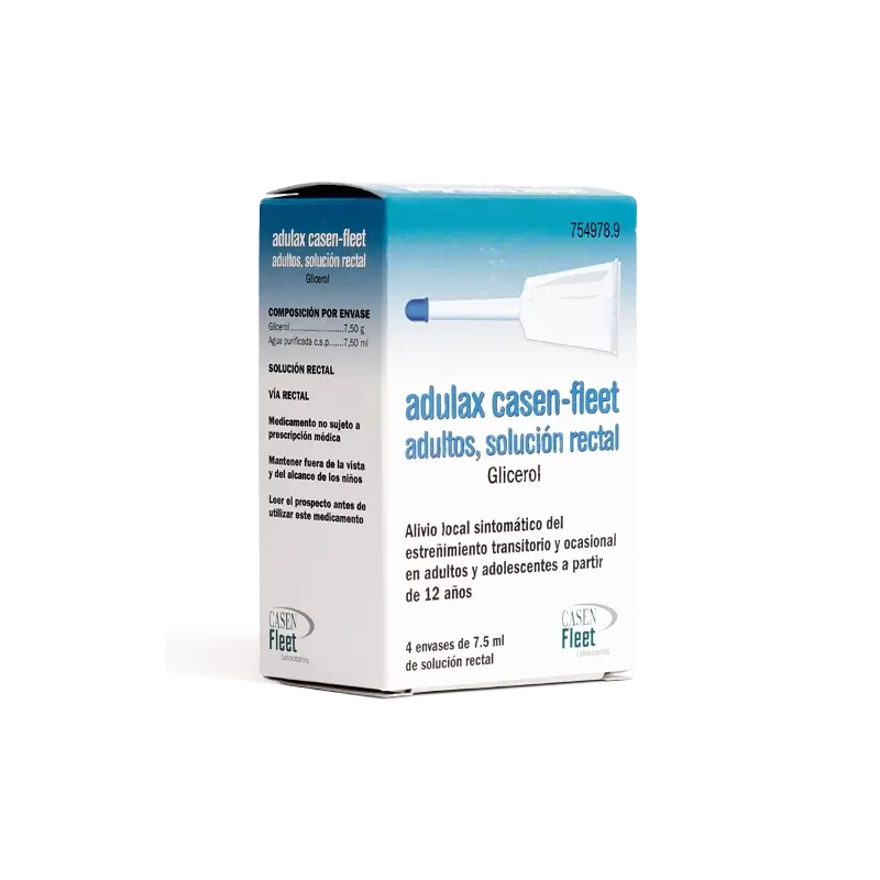 Adulax 6.14 ml Rectal Solution 4 Enemas 7.5 ml