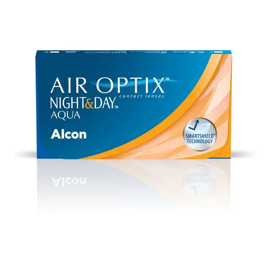 Air Optix Night&Day Aqua Spherical Monthly Contact Lenses, 6 units