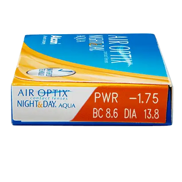 Air Optix Night&Day Aqua Spherical Monthly Contact Lenses, 6 units