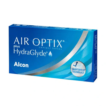 Air Optix Plus Hydraglade Monthly Spherical Contact Lenses, 6 units