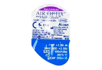 Air Optix Plus Hydraglyde Monthly Multifocal Lenses , 3 units