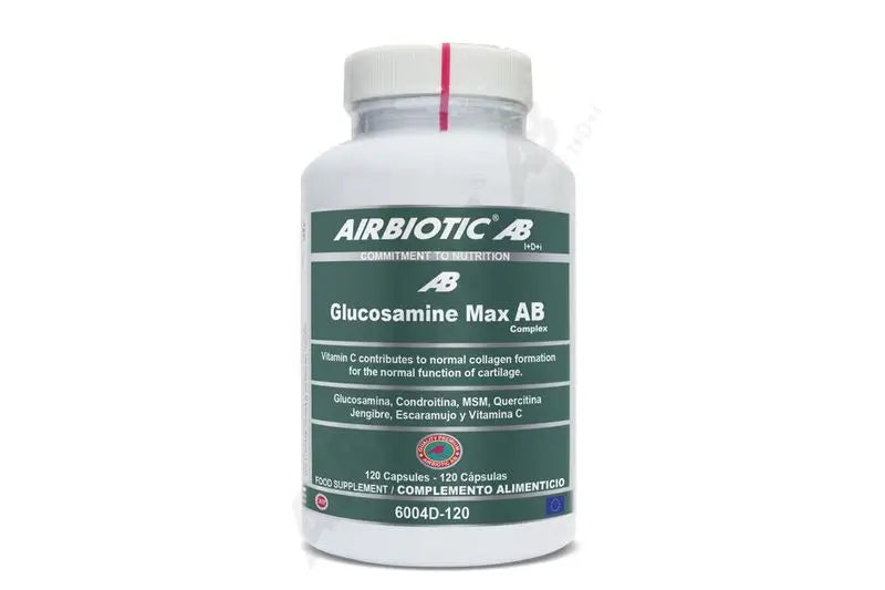 Airbiotic Glucosamine Max Ab Complex, 120 Cápsulas