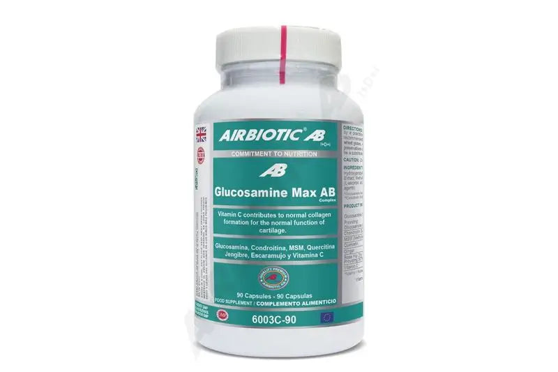 Airbiotic Glucosamine Max Ab Complex, 90 Cápsulas