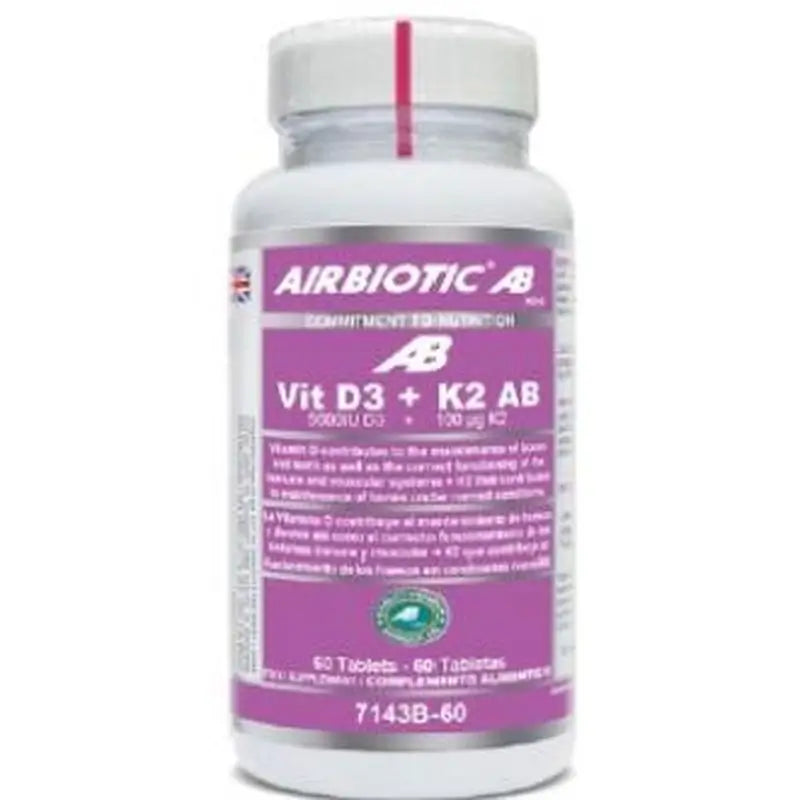 Airbiotic Vit D3 + K2 60Comp.