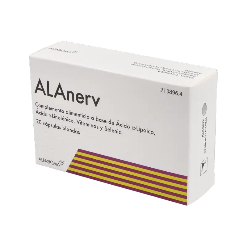 Alanerv Food Supplement , 20 soft capsules