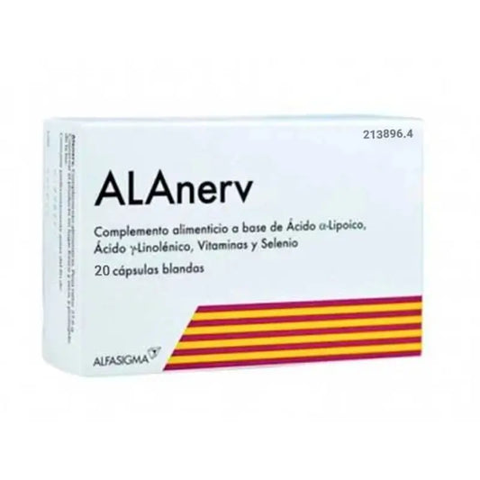 Alanerv Complemento Alimenticio  , 20 capsulas blandas