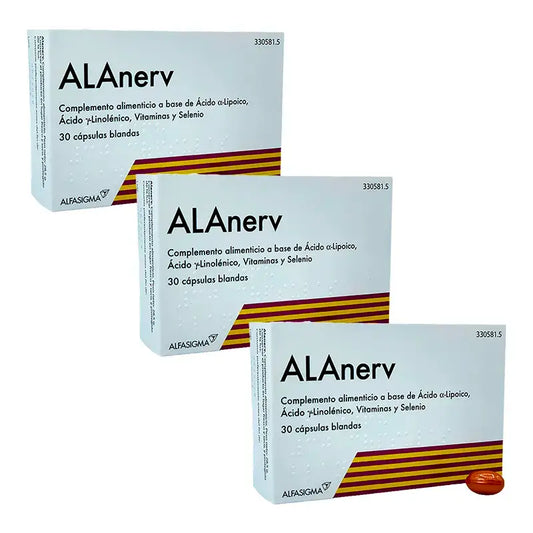 ALAnerv Pack 3 X 30 Soft Capsules