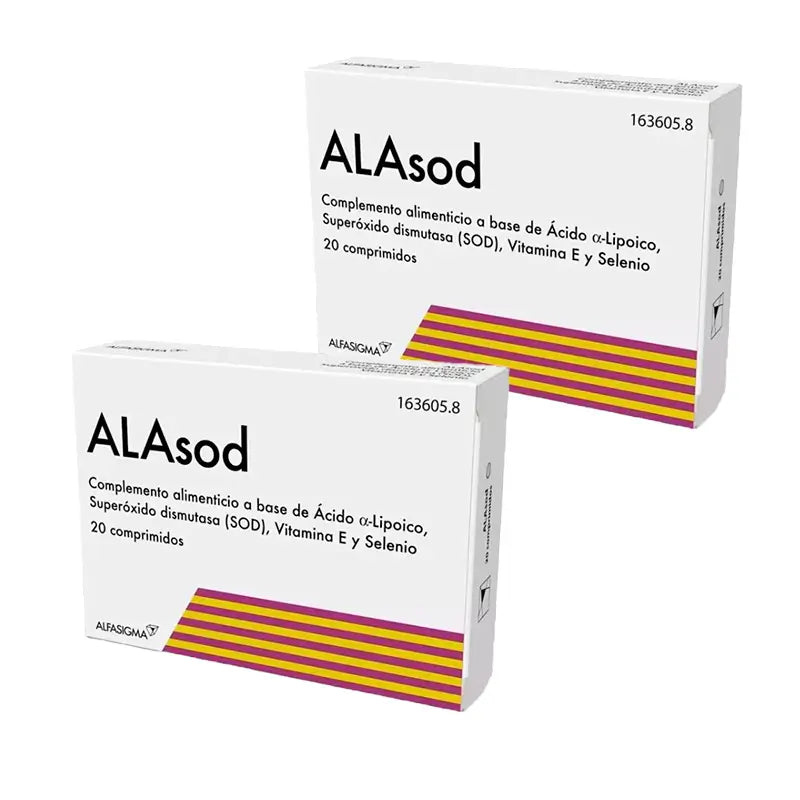 ALAsod Pack, 2 x 20 Tablets